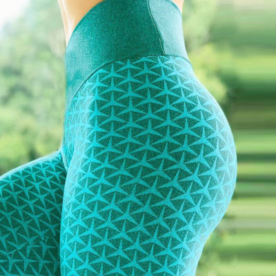 Printed Slim Tights Running Pants