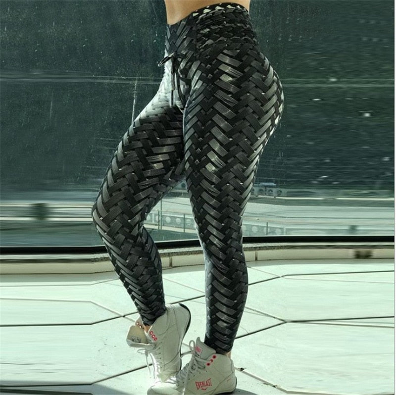 Black Elastic Energy Tights
