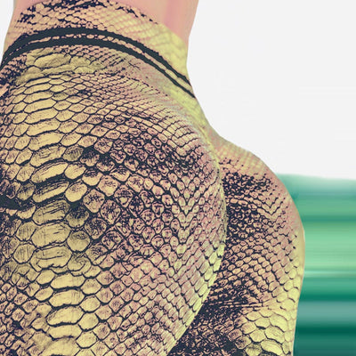 Printed Slim Tights Running Pants